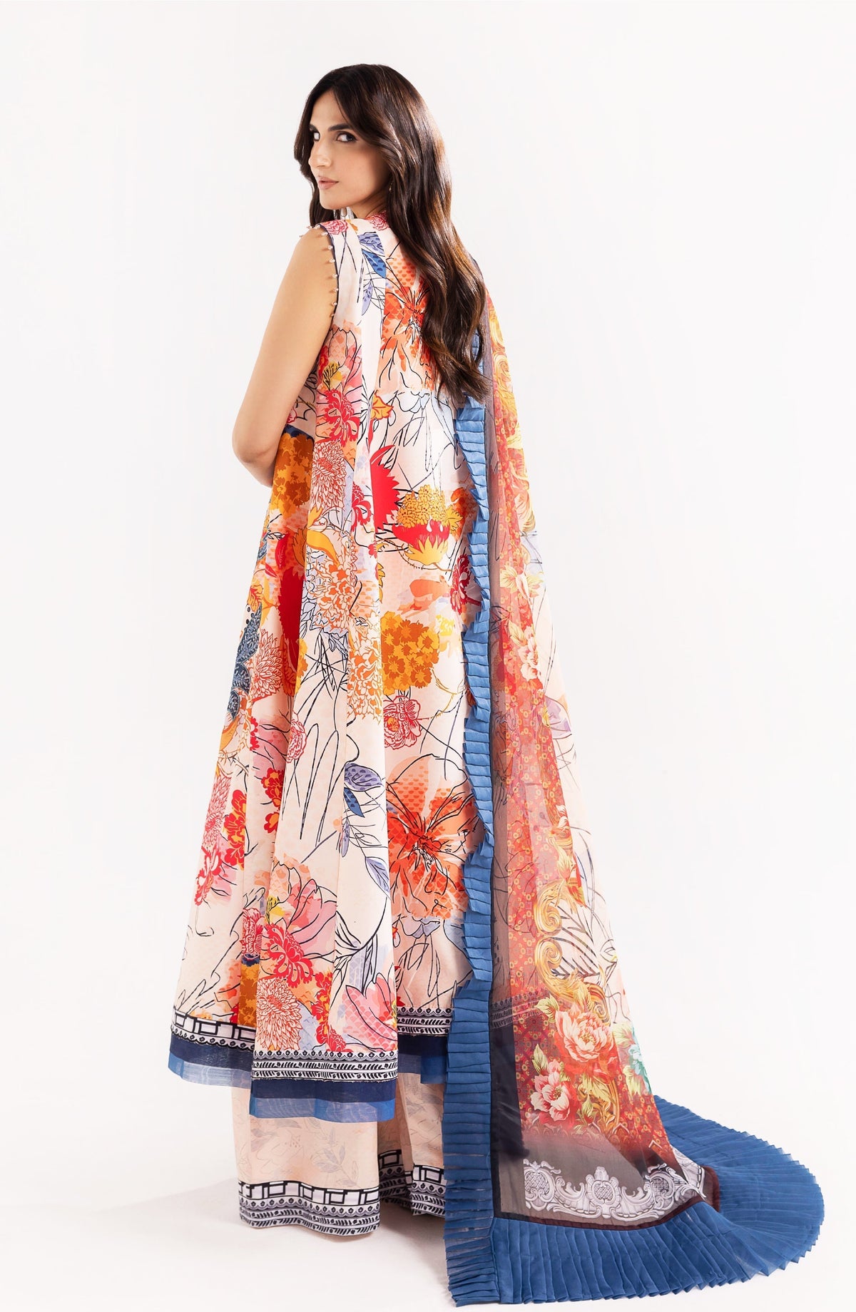 Maryum N Maria | Eid Luxury Lawn 24 | Shafaq -  Marym N Maria Luxury - Original Designer Dress - House of Maryam