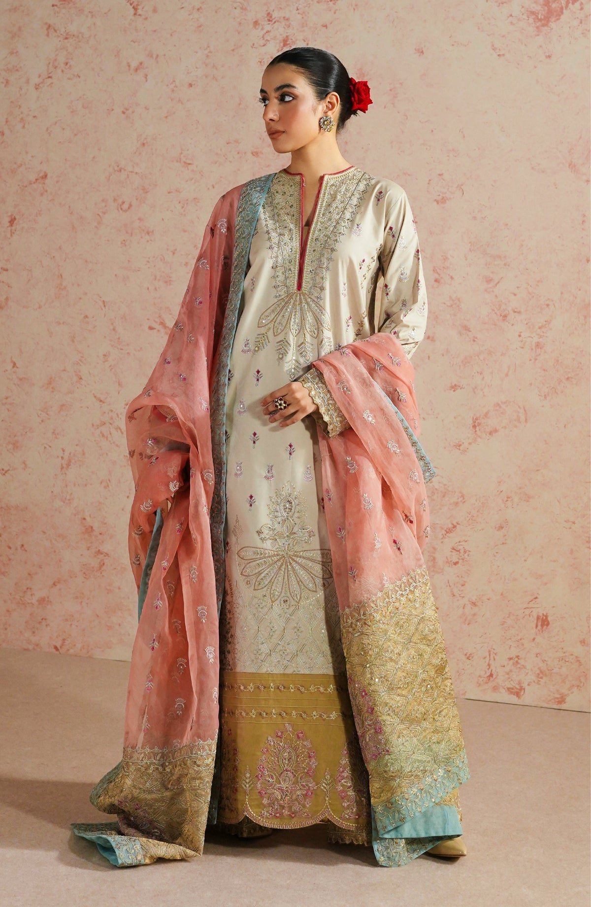 Maryum N Maria | Eid Luxury Lawn 24 | Alizeh -  Maryum N Maria Luxury - Original Designer Dress - House of Maryam