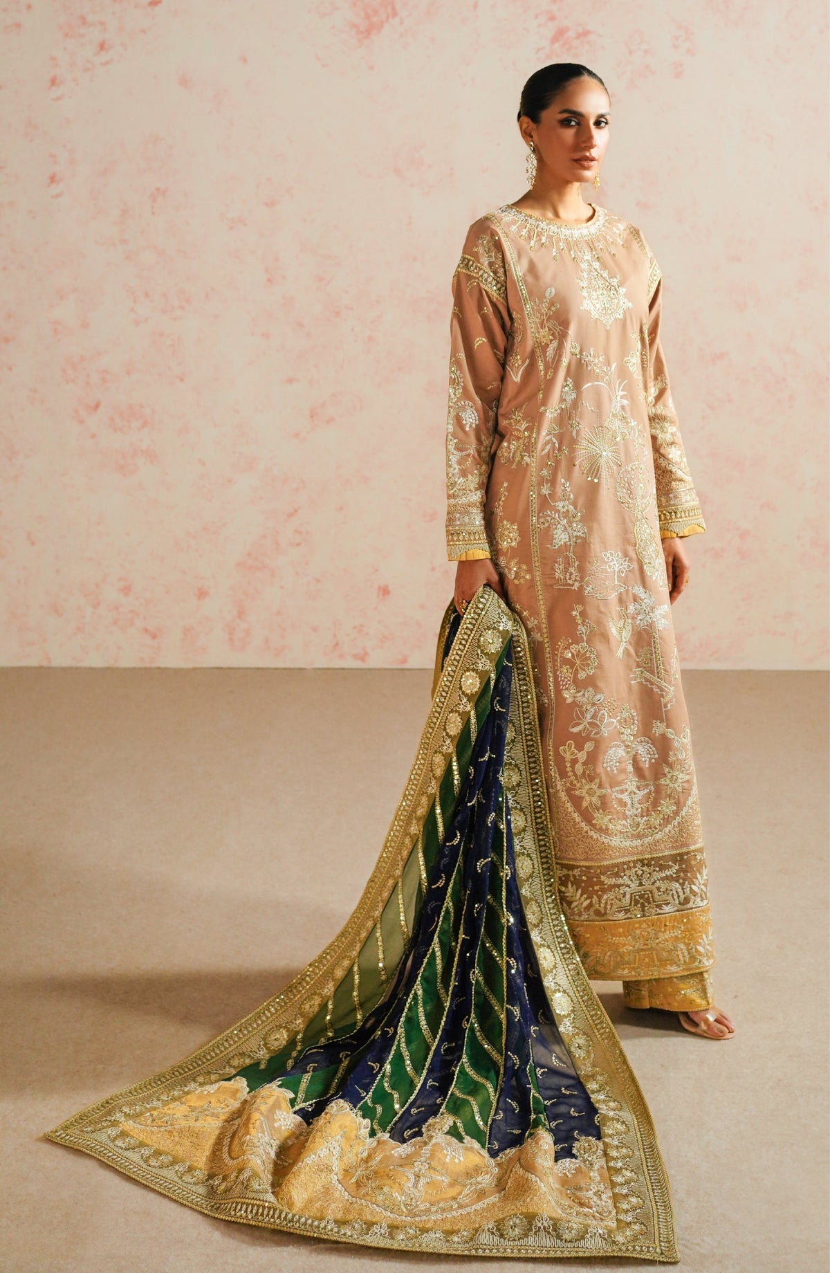 Maryum N Maria | Eid Luxury Lawn 24 | Fareena -  Maryum N Maria Luxury - Original Designer Dress - House of Maryam