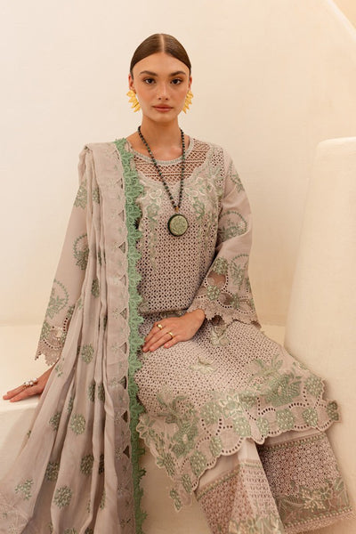 Marjjan | Fasana Lawn | MBL-08 B-Brand:Marjjan-Type:Ladies Clothes-Pastel Gray-Lawn-House of Maryam- Buy in UK, USA