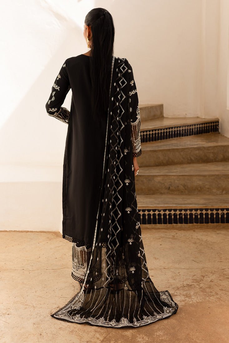 Marjjan | Fasana Lawn | MBL-10 A-Brand:Marjjan-Type:Ladies Clothes-Black-Lawn-House of Maryam- Buy in UK, USA
