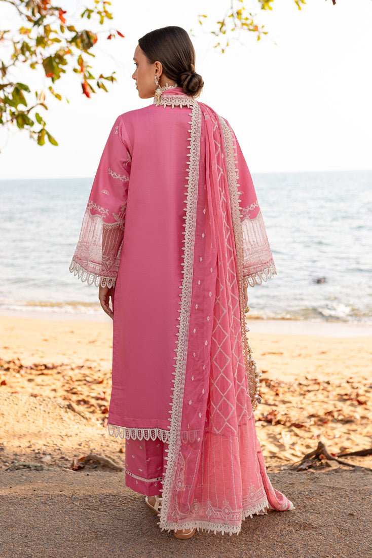Marjjan | Fasana Lawn | MBL-10 B-Brand:Marjjan-Type:Ladies Clothes-Pink-Lawn-House of Maryam- Buy in UK, USA