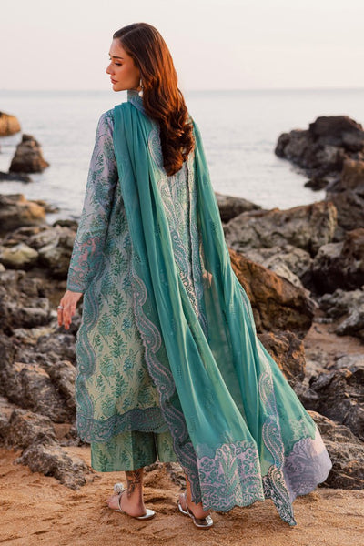 Marjjan | Sahil Lawn | MPL-89 B (Greyish Green)-Brand:Marjjan-Type:Ladies Clothes-Jade Green-Bana Dora-House of Maryam- Buy in UK, USA