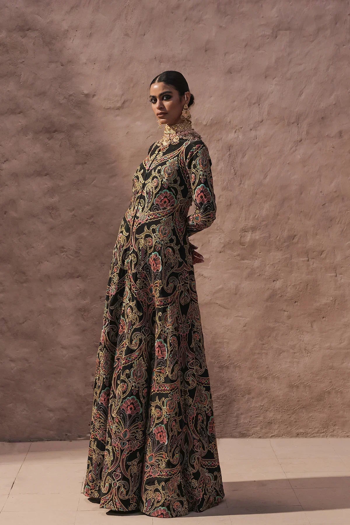 Erum Khan | Shab Siyah 23 | Marvi by Designer Erum Khan - House of Maryam - Pakistani Designer Ethnic Wear in {{ shop.shopifyCountryName }}