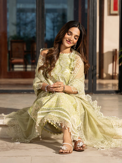 Izel | Mahveen Festive Lawn 25 | MARWA -  Izel Ladies Clothes - Original Designer Dress - House of Maryam