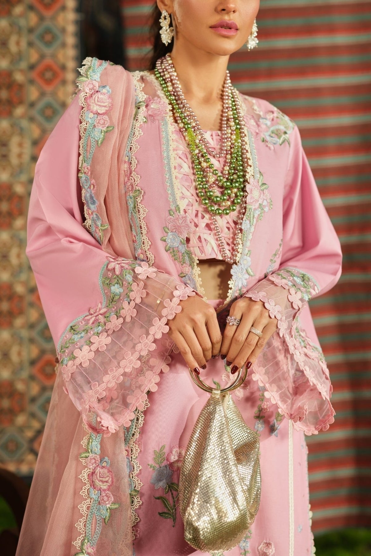 Maryam Hussain | Luxury Lawn 26 | Aesaar-Brand:Maryam Hussain-Type:Ladies Clothes - House of Maryam- Buy in UK, USA