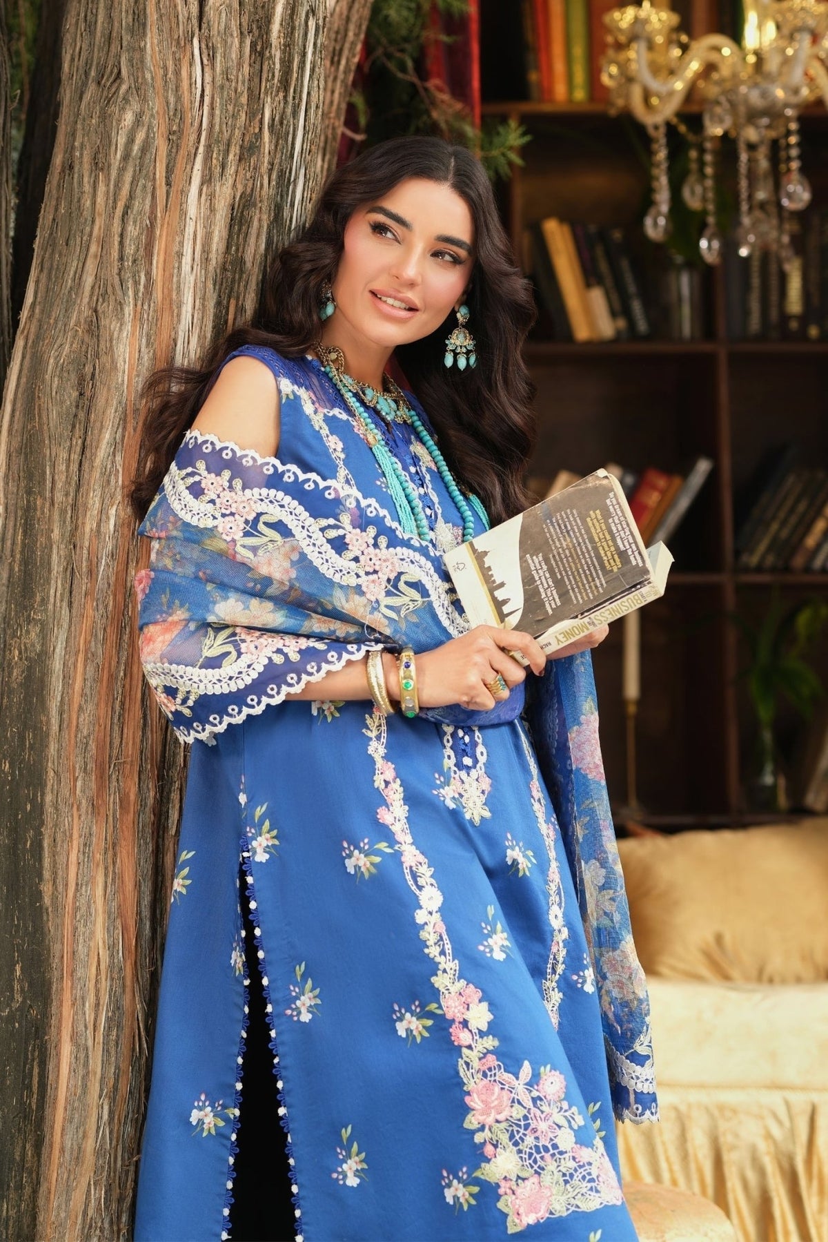 Maryam Hussain | Luxury Lawn 26 | Skye-Brand:Maryam Hussain-Type:Ladies Clothes - House of Maryam- Buy in UK, USA