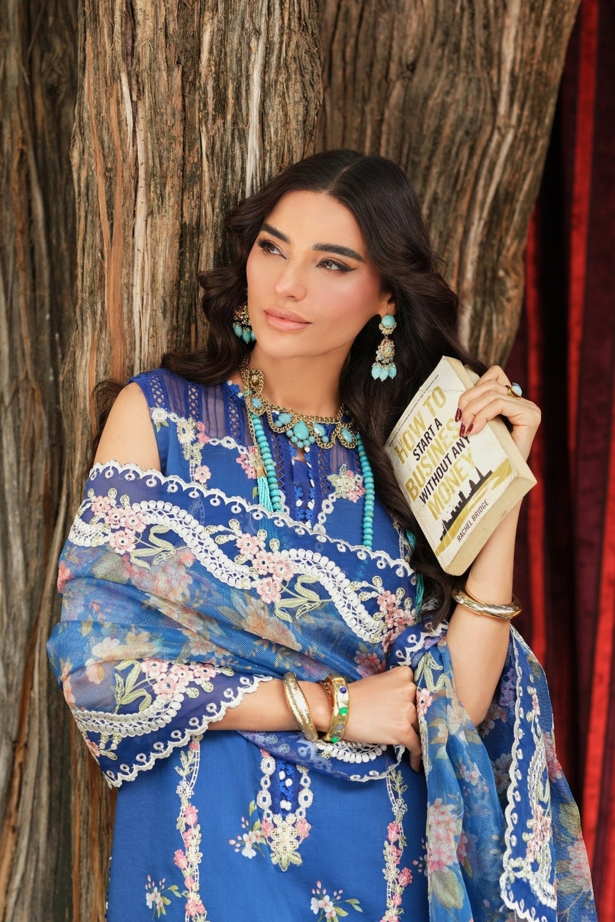 Maryam Hussain | Luxury Lawn 26 | Skye-Brand:Maryam Hussain-Type:Ladies Clothes - House of Maryam- Buy in UK, USA