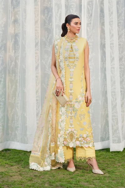 Maryam Hussain | Luxury Lawn 26 | Sunflower-Brand:Maryam Hussain-Type:Ladies Clothes - House of Maryam- Buy in UK, USA