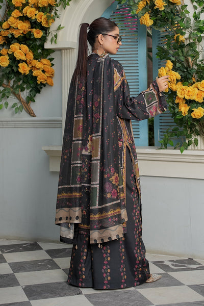 Maryams | Lawn Edit 26 | Clover-Brand:Maryams-Type:Ladies Clothes-Dark Gray-Lawn-House of Maryam- Buy in UK, USA