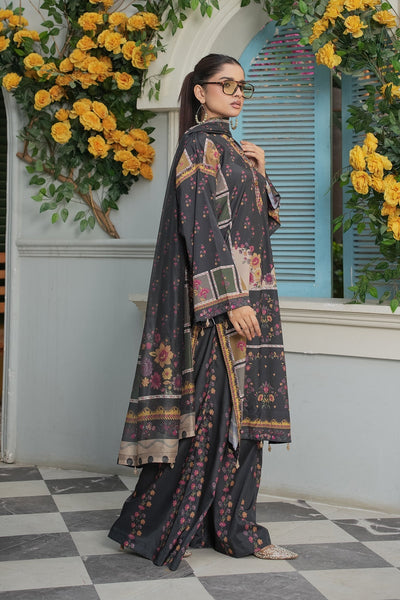Maryams | Lawn Edit 26 | Clover-Brand:Maryams-Type:Ladies Clothes-Dark Gray-Lawn-House of Maryam- Buy in UK, USA