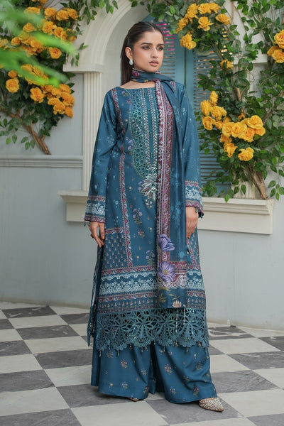 Maryams | Lawn Edit 26 | Crimson-Brand:Maryams-Type:Ladies Clothes-Zinc-Lawn-House of Maryam- Buy in UK, USA