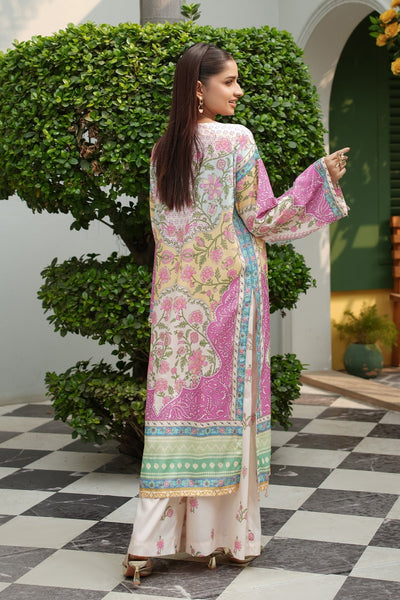 Maryams | Lawn Edit 26 | Lily-Brand:Maryams-Type:Ladies Clothes-Off White-Lawn-House of Maryam- Buy in UK, USA