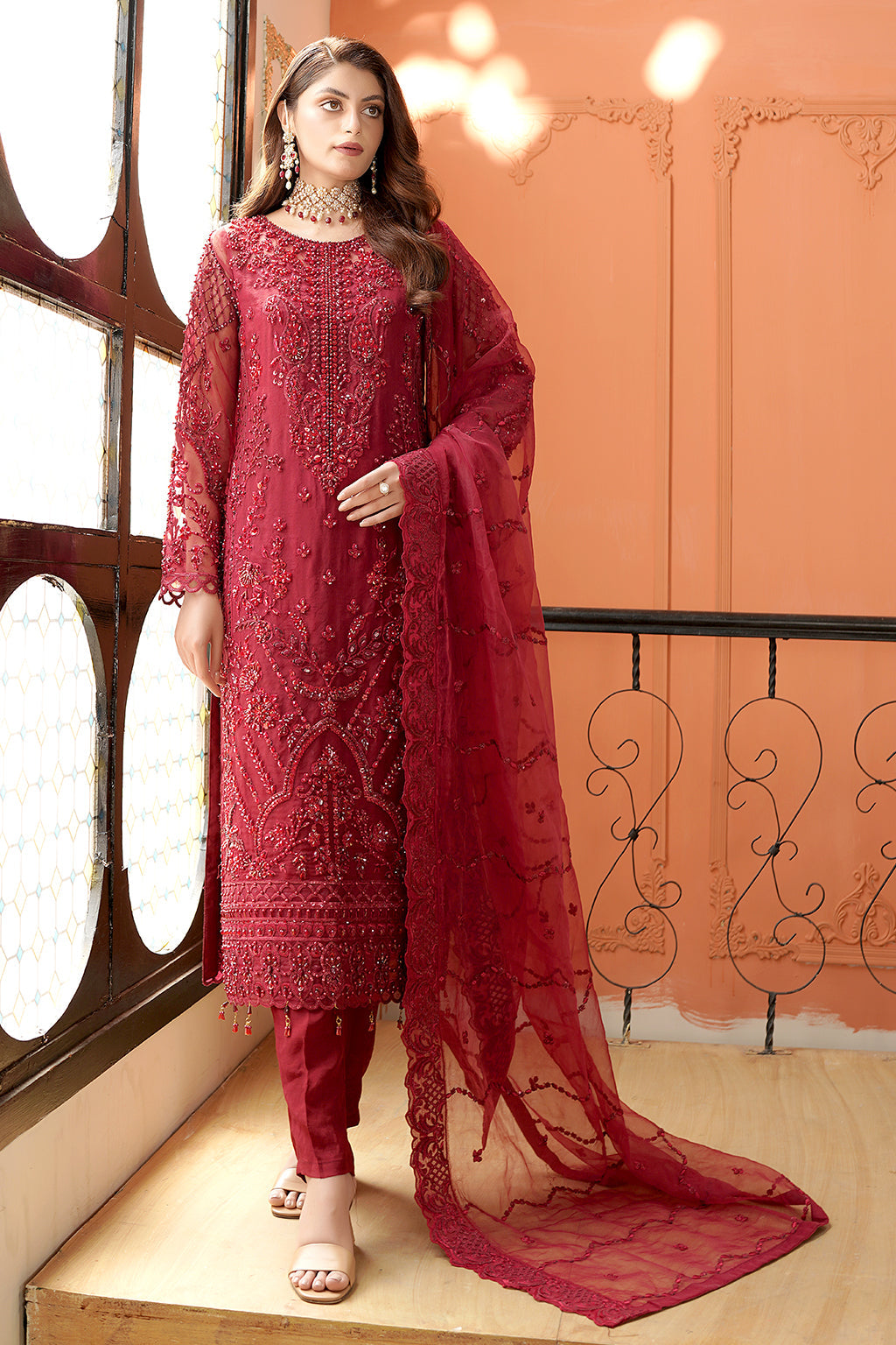 Maryams | Reet Formals | M 107 by Designer Maryams - House of Maryam - Pakistani Designer Ethnic Wear in {{ shop.shopifyCountryName }}