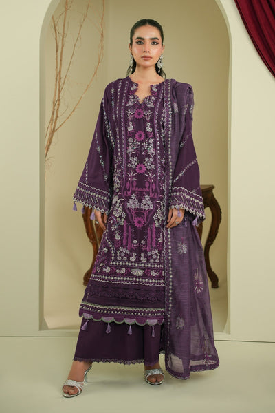 Maryams | Summer Bloom | Ayla-Brand:Maryams-Type:Ladies Clothes-Dark Purple-Cotton-House of Maryam- Buy in UK, USA