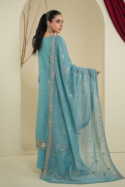 Maryams | Summer Bloom | Muse-Brand:Maryams-Type:Ladies Clothes-Ice Blue-Cotton-House of Maryam- Buy in UK, USA