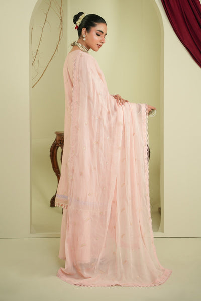 Maryams | Summer Bloom | Serene-Brand:Maryams-Type:Ladies Clothes-Pale Pink-Cotton-House of Maryam- Buy in UK, USA