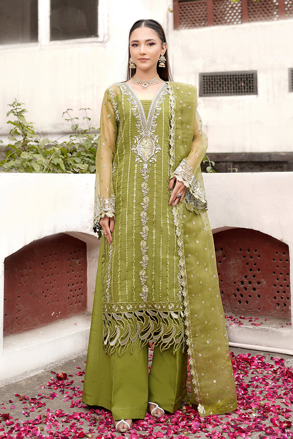 Maryams | Luxury Eid Pret | M-1104 -  Maryams Luxury - Original Designer Dress - House of Maryam
