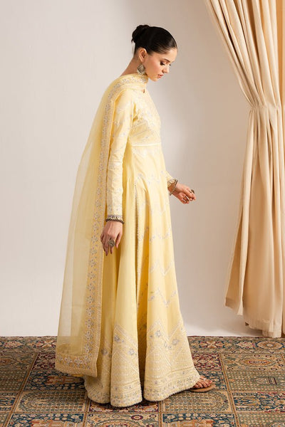 Maryum N Maria | Dali Luxe | AALIYAH - MS50292-Brand:Maryum N Maria-Type:Ladies Clothes-Yellow-Lawn-House of Maryam- Buy in UK, USA