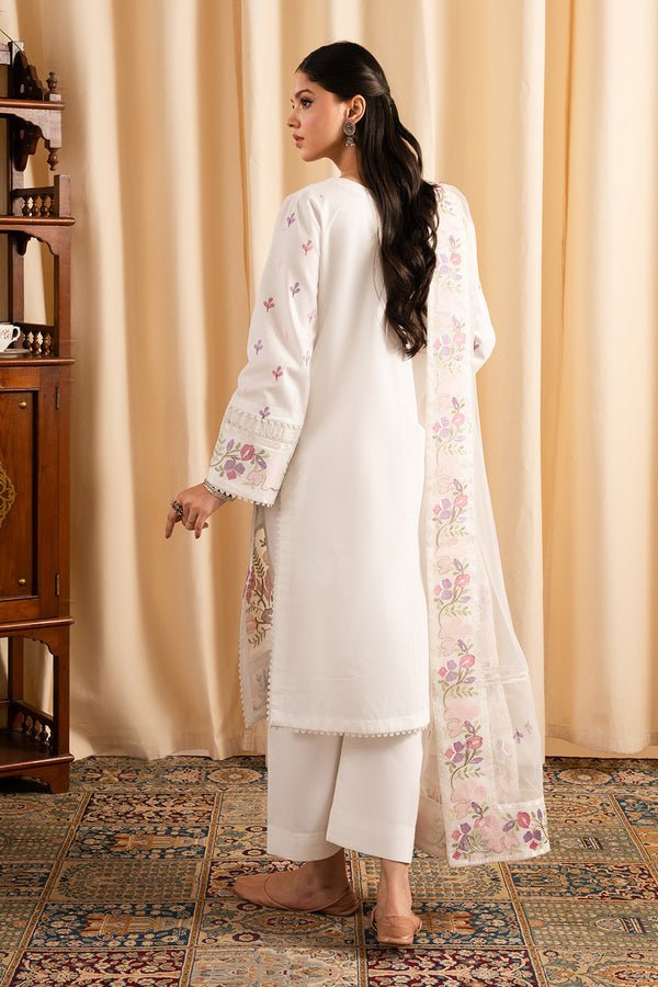 Maryum N Maria | Dali Luxe | CECILIA - MS50294-Brand:Maryum N Maria-Type:Ladies Clothes-White-Lawn-House of Maryam- Buy in UK, USA
