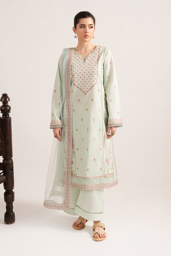Maryum N Maria | Dali Luxe | JANE - MS50299-Brand:Maryum N Maria-Type:Ladies Clothes-Ice Blue-Lawn-House of Maryam- Buy in UK, USA