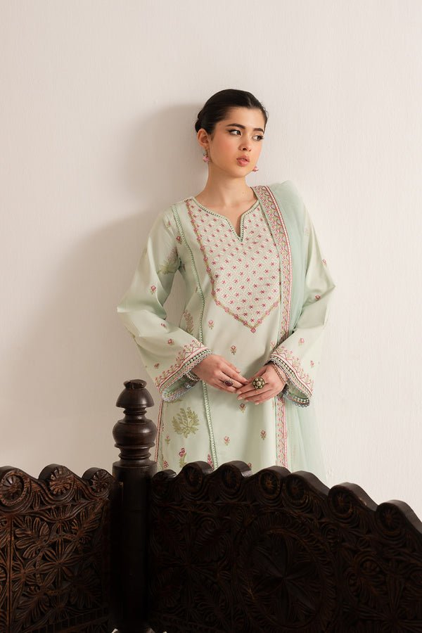Maryum N Maria | Dali Luxe | JANE - MS50299-Brand:Maryum N Maria-Type:Ladies Clothes-Ice Blue-Lawn-House of Maryam- Buy in UK, USA