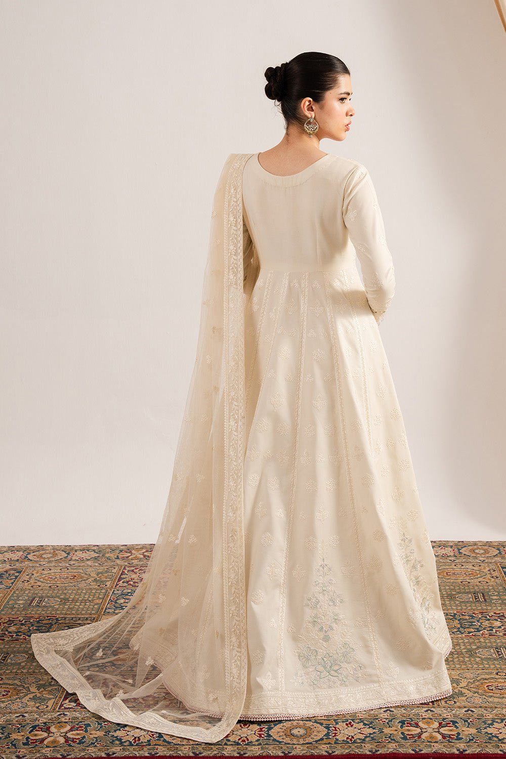 Maryum N Maria | Dali Luxe | JULIETTE - MS50287-Brand:Maryum N Maria-Type:Ladies Clothes-Off White-Lawn-House of Maryam- Buy in UK, USA