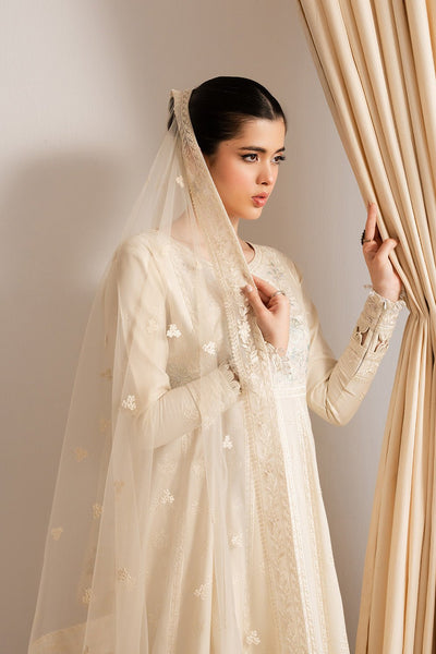 Maryum N Maria | Dali Luxe | JULIETTE - MS50287-Brand:Maryum N Maria-Type:Ladies Clothes-Off White-Lawn-House of Maryam- Buy in UK, USA
