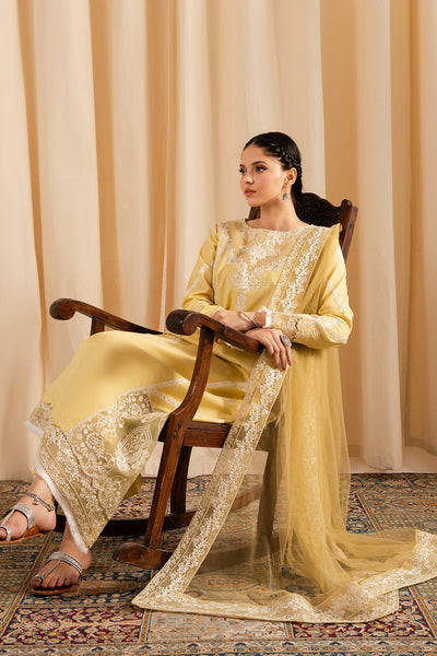 Maryum N Maria | Dali Luxe | JUNE - MS50297-Brand:Maryum N Maria-Type:Ladies Clothes-Yellow-Lawn-House of Maryam- Buy in UK, USA