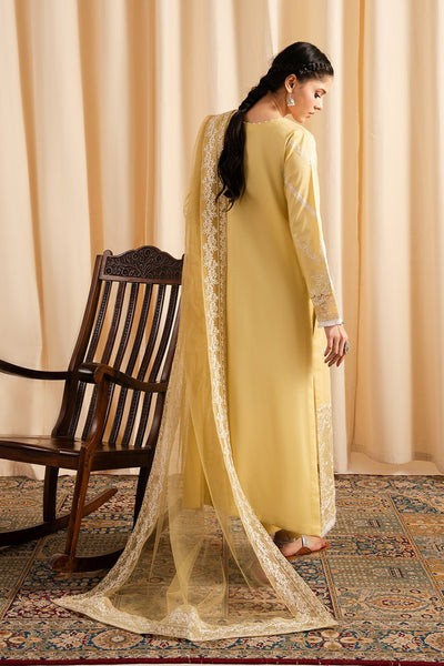 Maryum N Maria | Dali Luxe | JUNE - MS50297-Brand:Maryum N Maria-Type:Ladies Clothes-Yellow-Lawn-House of Maryam- Buy in UK, USA