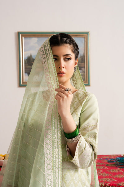 Maryum N Maria | Dali Luxe | LANA - MS50291-Brand:Maryum N Maria-Type:Ladies Clothes-Mint Green-Lawn-House of Maryam- Buy in UK, USA