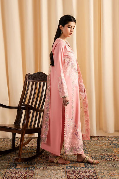 Maryum N Maria | Dali Luxe | PENELOPE - MS50286-Brand:Maryum N Maria-Type:Ladies Clothes-Pink-Lawn-House of Maryam- Buy in UK, USA