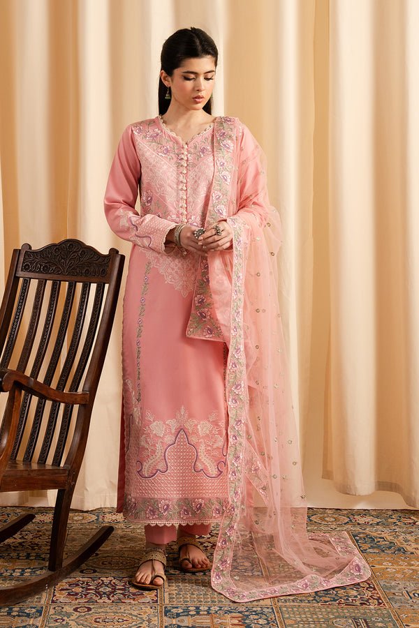 Maryum N Maria | Dali Luxe | PENELOPE - MS50286-Brand:Maryum N Maria-Type:Ladies Clothes-Pink-Lawn-House of Maryam- Buy in UK, USA