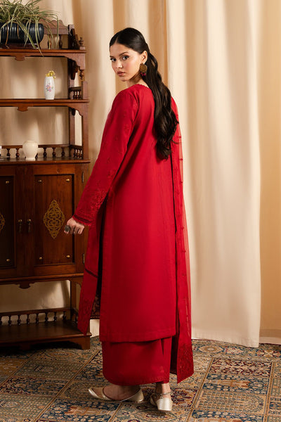 Maryum N Maria | Dali Luxe | VALERIE - MS50290-Brand:Maryum N Maria-Type:Ladies Clothes-Red-Lawn-House of Maryam- Buy in UK, USA