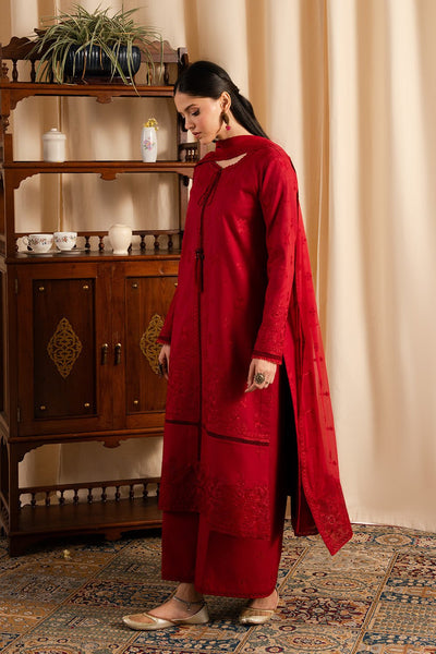 Maryum N Maria | Dali Luxe | VALERIE - MS50290-Brand:Maryum N Maria-Type:Ladies Clothes-Red-Lawn-House of Maryam- Buy in UK, USA