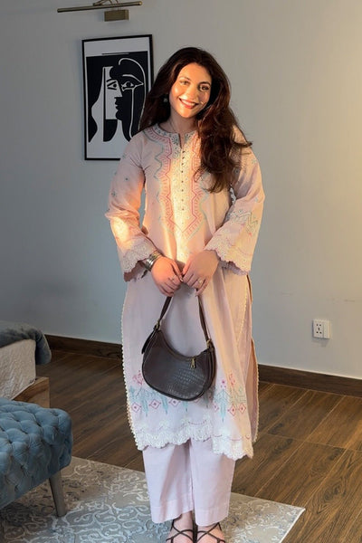 Maryum N Maria | Everywear Casuals | HAZE - MWS6209-Brand:Maryam N Maria-Type:Ladies Clothes-Lilac-Lawn-House of Maryam- Buy in UK, USA