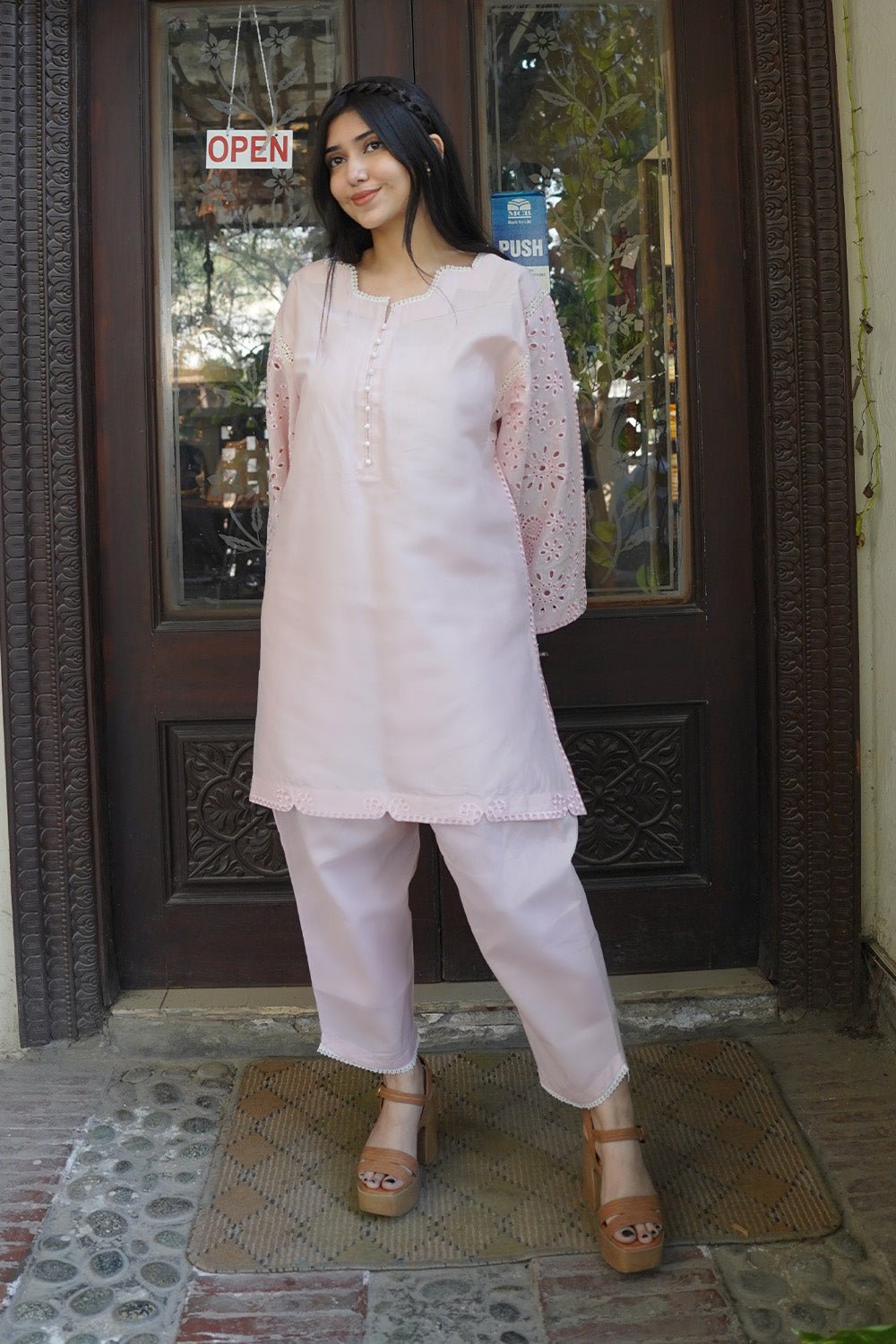 Maryum N Maria | Everywear Casuals | KALAKAND - MWS6218-Brand:Maryam N Maria-Type:Ladies Clothes-Lilac-Lawn-House of Maryam- Buy in UK, USA