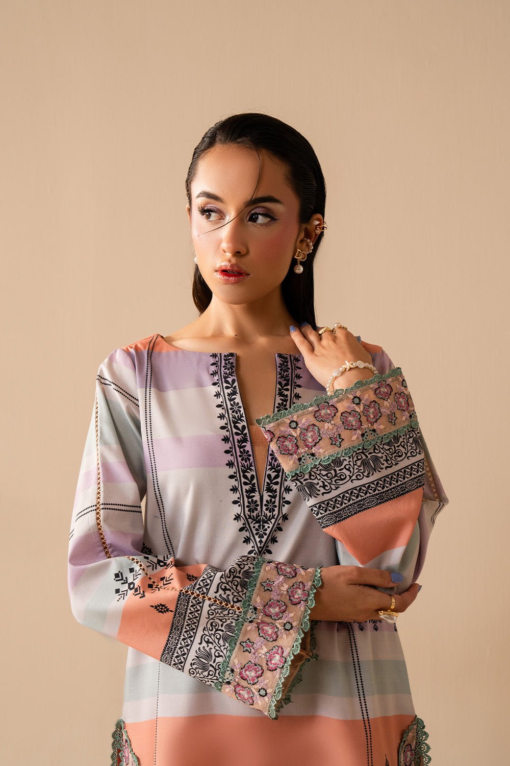 Maryum N Maria | Floren Lawn | CLARA-Brand:Maryam N Maria-Type:Ladies Clothes-Multi-Lawn-House of Maryam- Buy in UK, USA