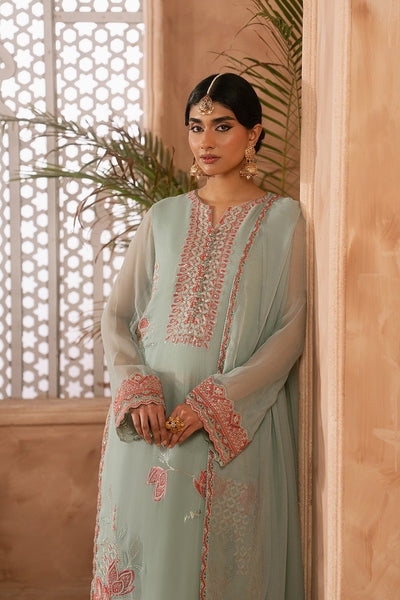 Maryum N Maria | Luxury Edit | MEIRA - MWU5684-Brand:Maryam N Maria-Type:Ladies Clothes-Sage Green-Chiffon-House of Maryam- Buy in UK, USA