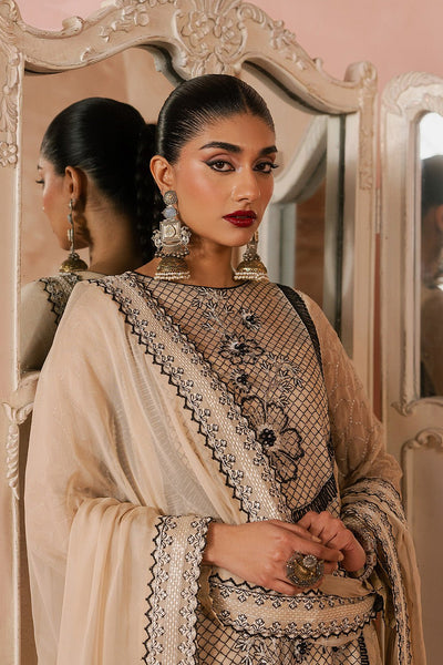 Maryum N Maria | Luxury Edit | NAVA - MWU5686-Brand:Maryam N Maria-Type:Ladies Clothes-Beige-Chiffon-House of Maryam- Buy in UK, USA