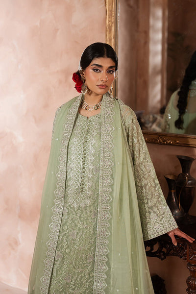 Maryum N Maria | Luxury Edit | SHAYNA - MWU5685-Brand:Maryam N Maria-Type:Ladies Clothes-Mint Green-Chiffon-House of Maryam- Buy in UK, USA