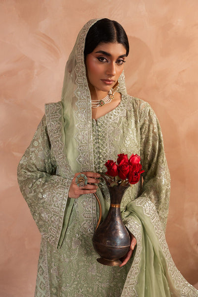 Maryum N Maria | Luxury Edit | SHAYNA - MWU5685-Brand:Maryam N Maria-Type:Ladies Clothes-Mint Green-Chiffon-House of Maryam- Buy in UK, USA