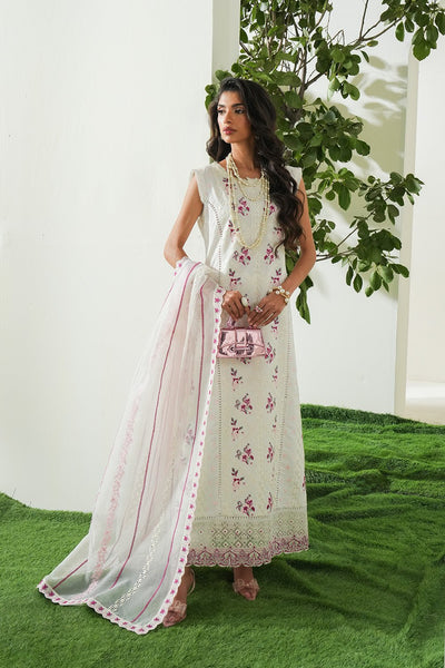 Maryum N Maria | Soiree Lawn | Frosted Meadow-Brand:Maryam N Maria-Type:Ladies Clothes-Ivory-Lawn-House of Maryam- Buy in UK, USA