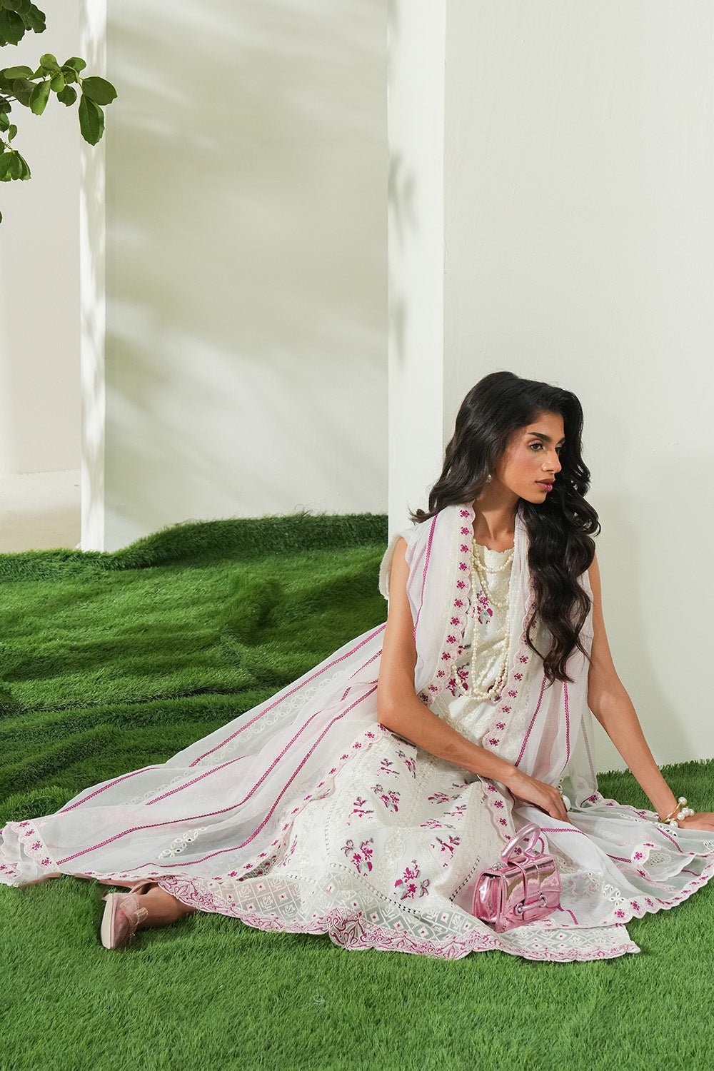 Maryum N Maria | Soiree Lawn | Frosted Meadow-Brand:Maryam N Maria-Type:Ladies Clothes-Ivory-Lawn-House of Maryam- Buy in UK, USA