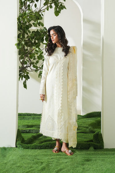 Maryum N Maria | Soiree Lawn | Lime-Brand:Maryum N Maria-Type:Ladies Clothes-Ivory-Lawn-House of Maryam- Buy in UK, USA