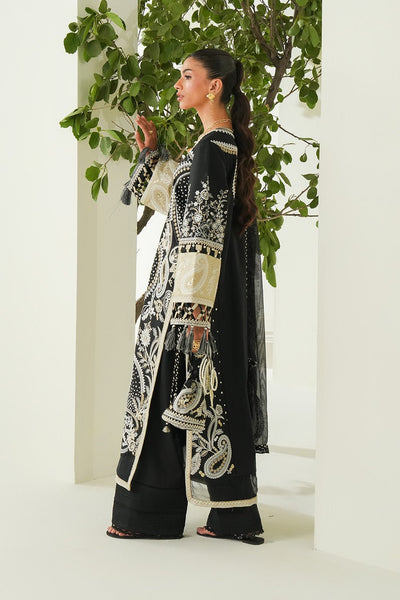 Maryum N Maria | Soiree Lawn |Mirage-Brand:Maryam N Maria-Type:Ladies Clothes-Black-Lawn-House of Maryam- Buy in UK, USA