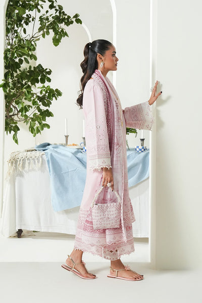 Maryum N Maria | Soiree Lawn | Salmon-Brand:Maryam N Maria-Type:Ladies Clothes-Soft Lilac-Lawn-House of Maryam- Buy in UK, USA