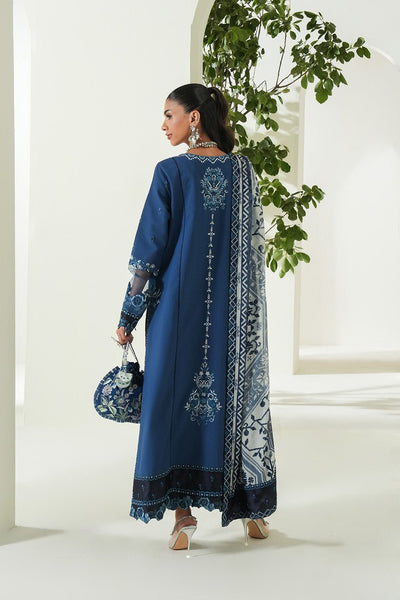 Maryum N Maria | Soiree Lawn | Seawave-Brand:Maryam N Maria-Type:Ladies Clothes-Navy-Lawn-House of Maryam- Buy in UK, USA