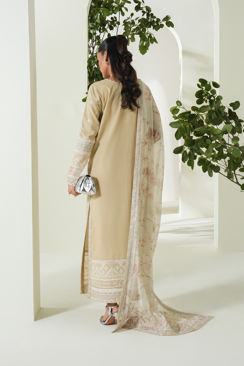 Maryum N Maria | Soiree Lawn | Summer Sand-Brand:Maryam N Maria-Type:Ladies Clothes-Beige-Lawn-House of Maryam- Buy in UK, USA