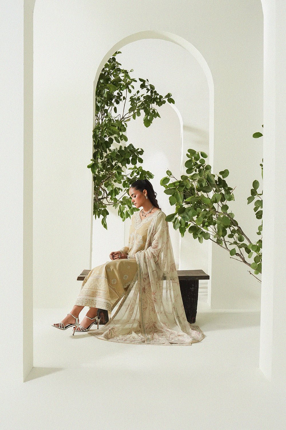 Maryum N Maria | Soiree Lawn | Summer Sand-Brand:Maryam N Maria-Type:Ladies Clothes-Beige-Lawn-House of Maryam- Buy in UK, USA